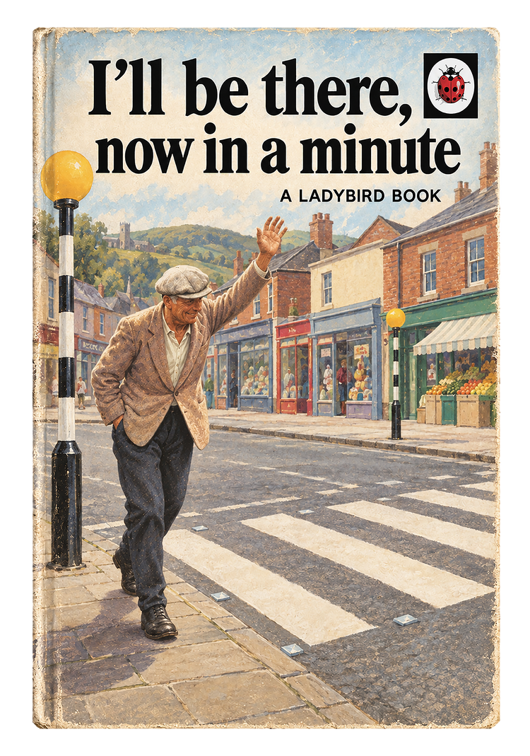 I'll be there now in a minute
